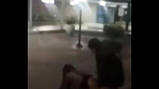 daring couple caught fucking outside mall by anchor guard
